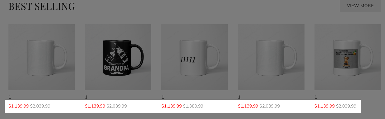 This is how the prices will be displayed in your store if "Rounding" is enabled